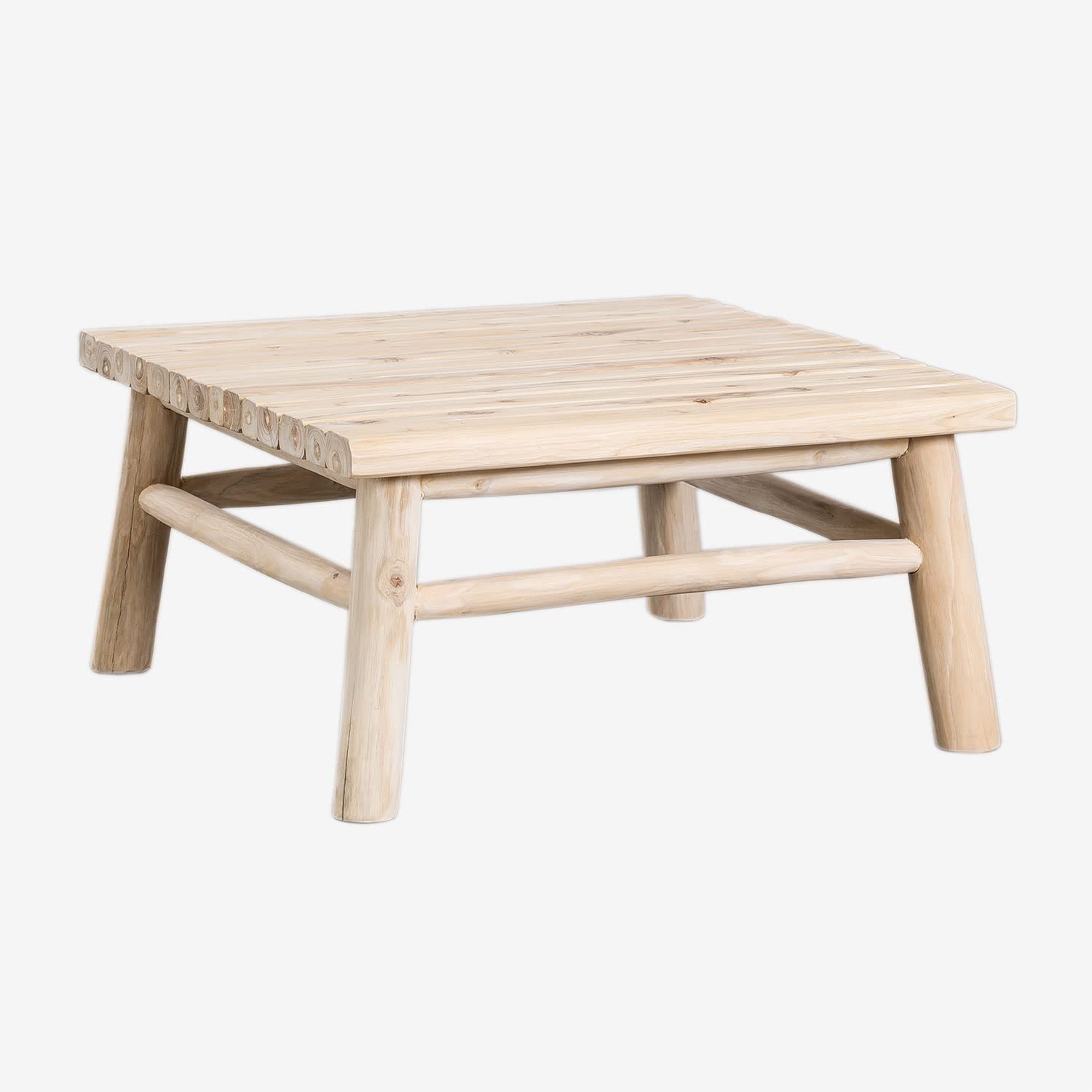 Sklum Narel tavolino giardino quadrato teak 80x80