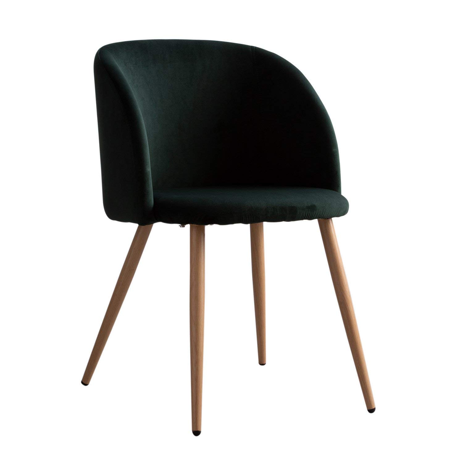 Sklum Kana sedie velluto con braccioli verde jungle 4 pezzi