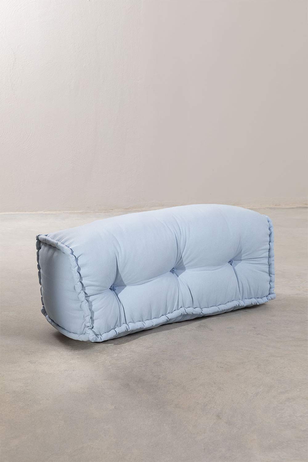 Sklum Yebel Divano Componibile in Cotone Blu Celeste