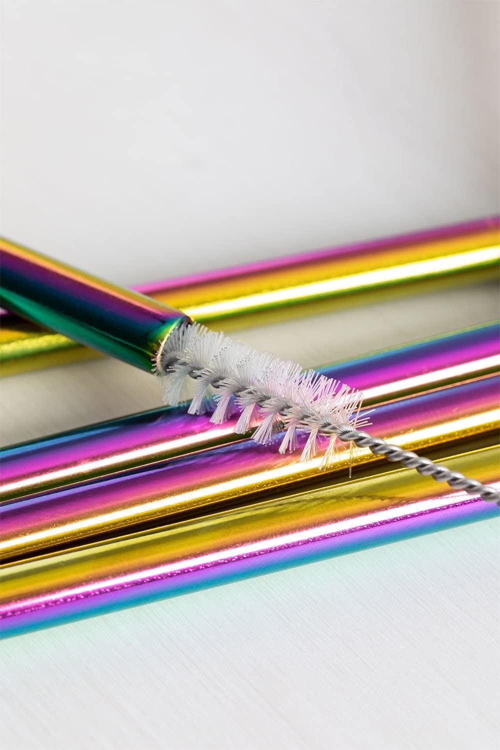 Sklum Sthar cannucce riutilizzabili iridescenti 6 pezzi