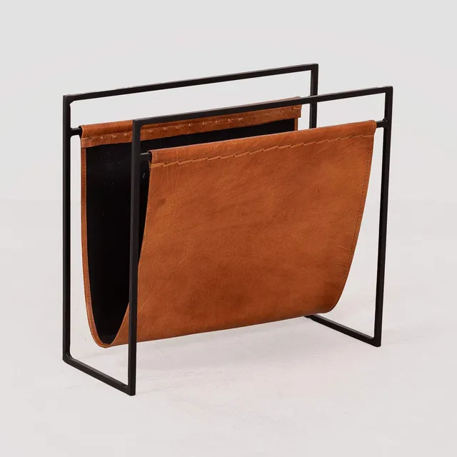 Sklum Zaila Portariviste in Pelle e Ferro 40 cm