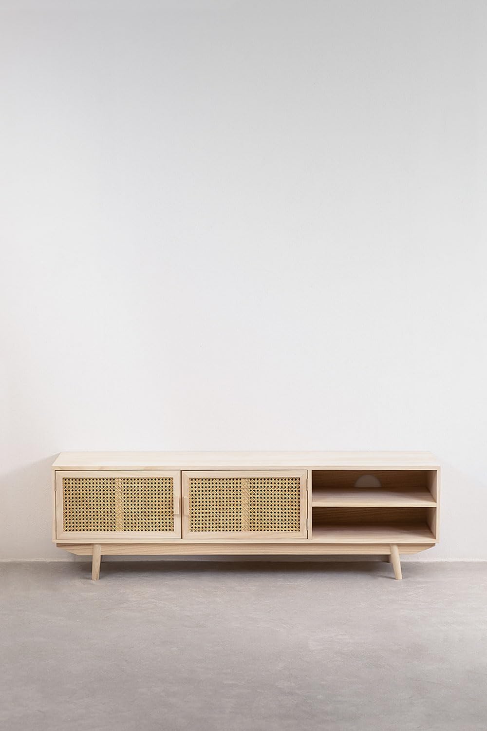 Sklum Ralik mobile TV 150x40 cm legno rattan