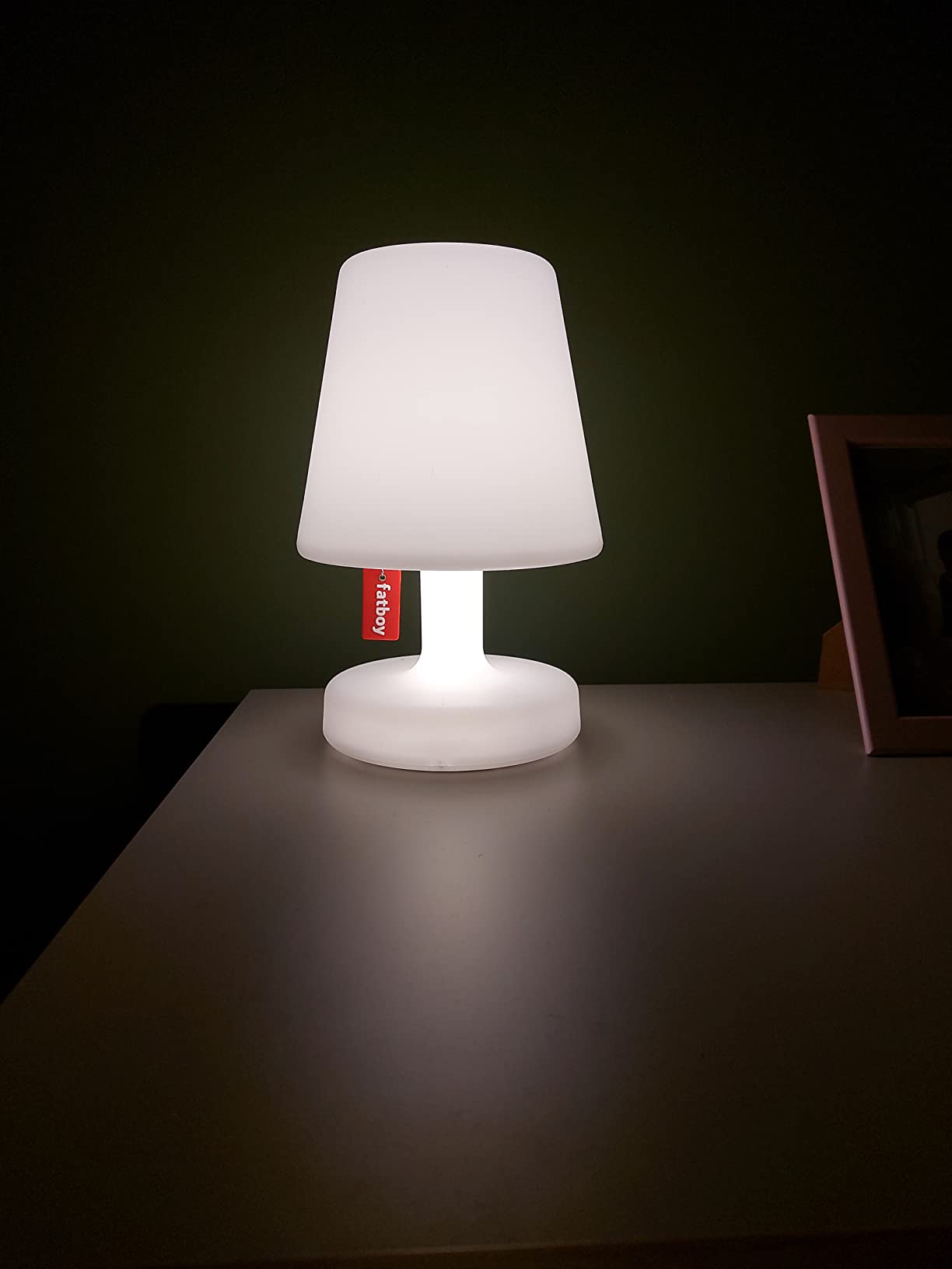 Fatboy Edison Petit Lampada da Tavolo LED Bianca Ricaricabile