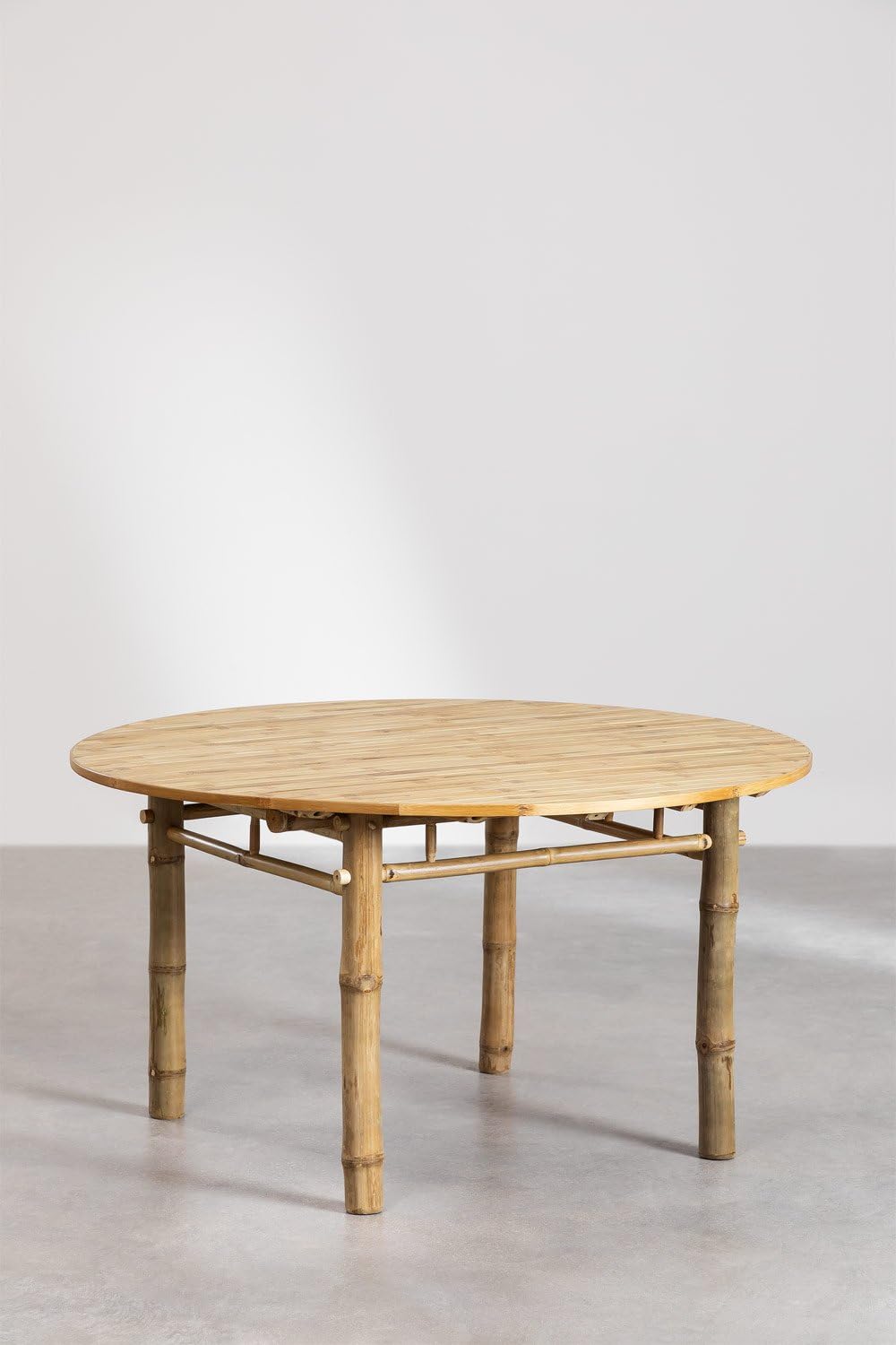 Sklum Senia set da giardino bambu Ø140 6 sedie