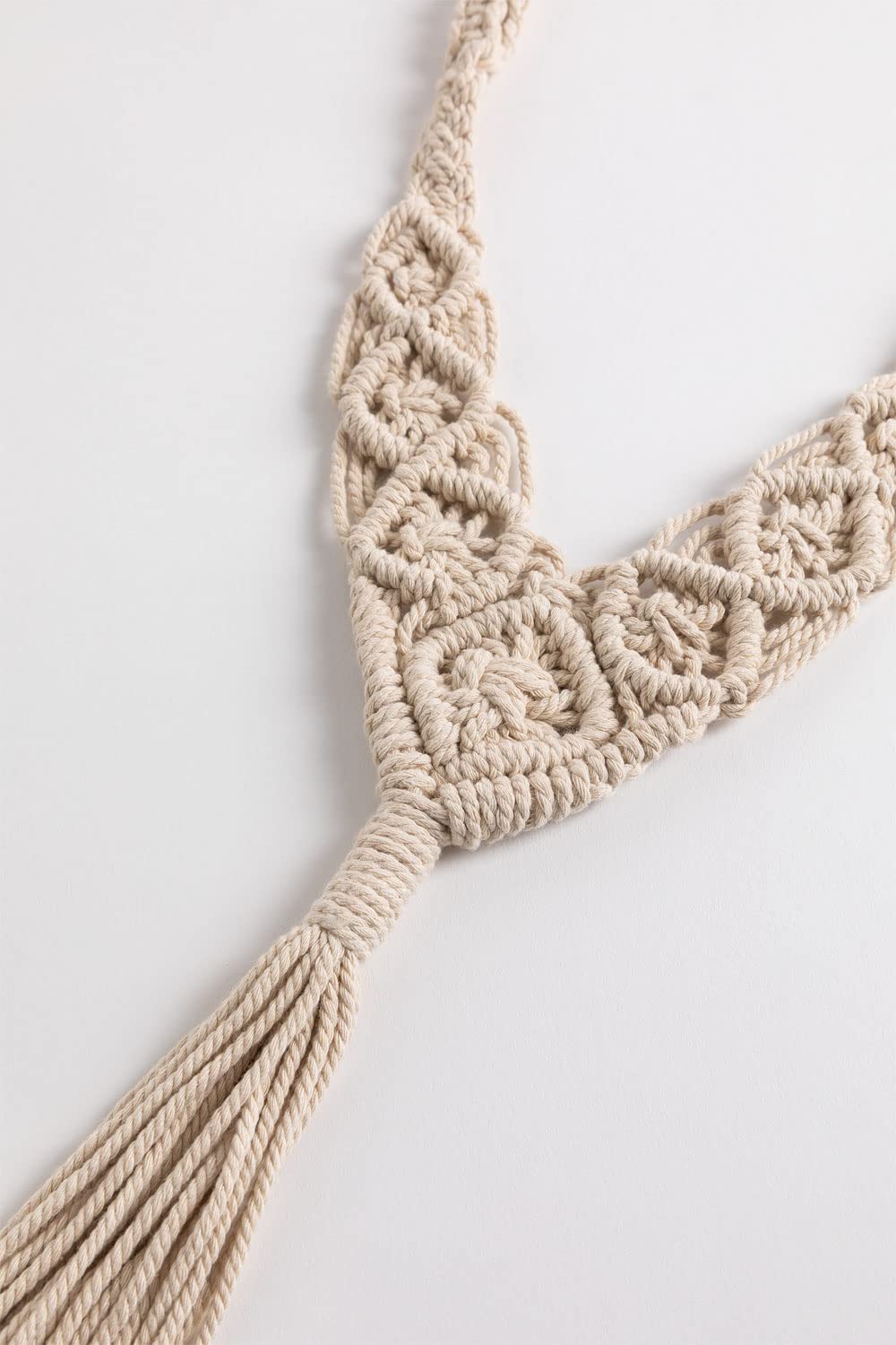Sklum Ivana fermatende in cotone beige crema set 2
