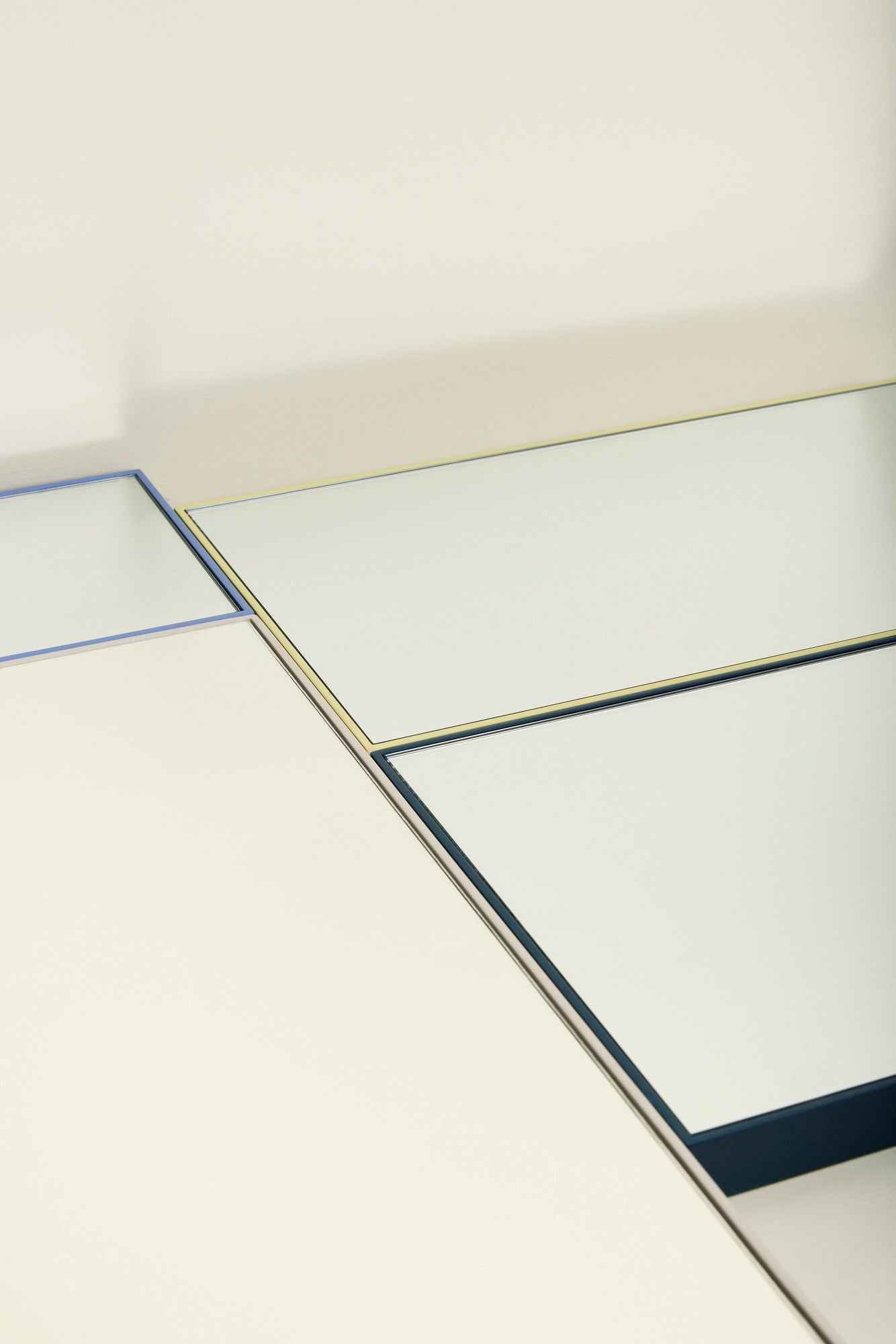 Bambua Shine specchio da parete giallo M
