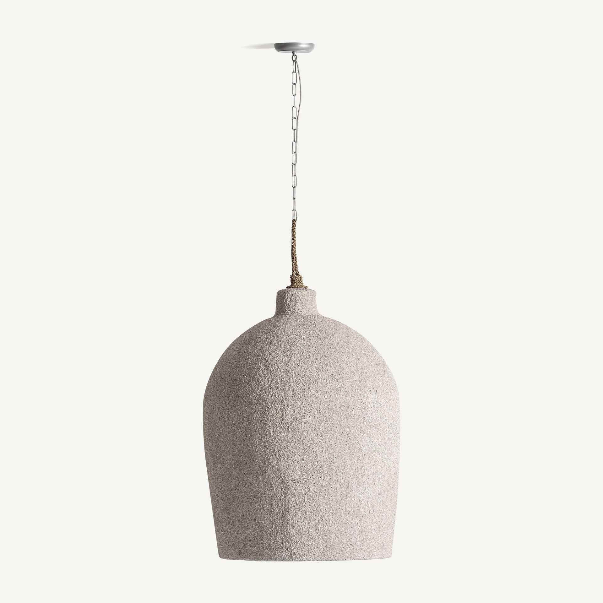 Bambua Narnai lampada a sospensione effetto pietra