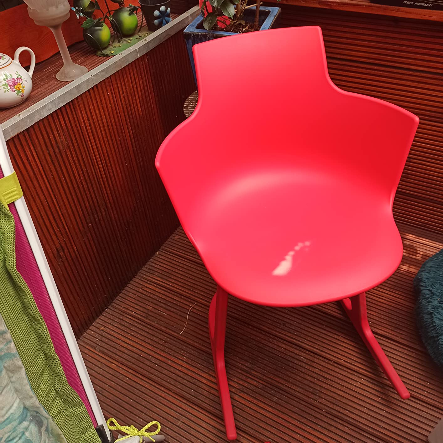 Varier Social Tilt sedia da pranzo bianca con braccioli