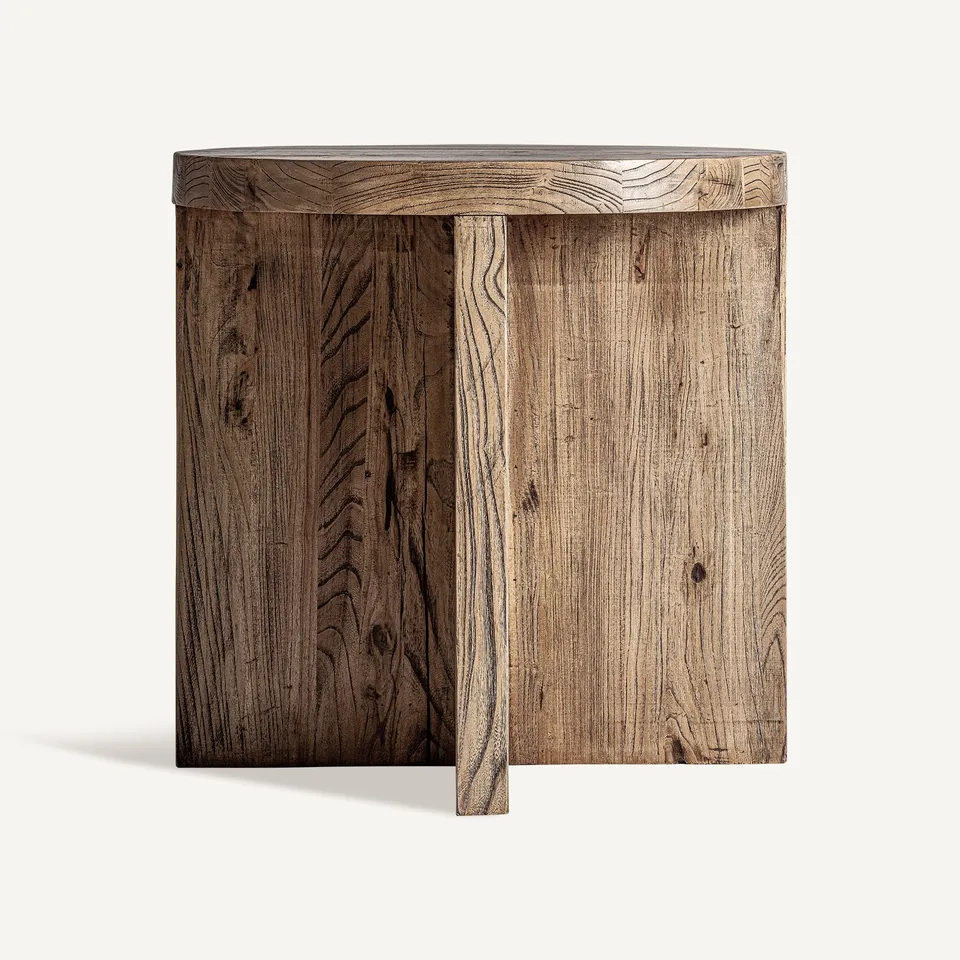 Bambua Norvik tavolino in legno di olmo marrone