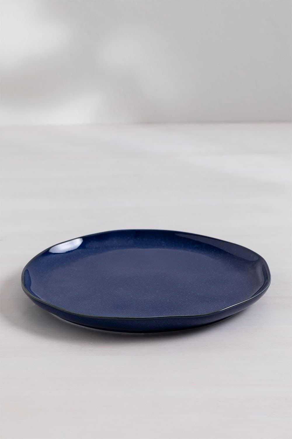 Sklum Biöh piatti piani porcellana blu set 4 pezzi