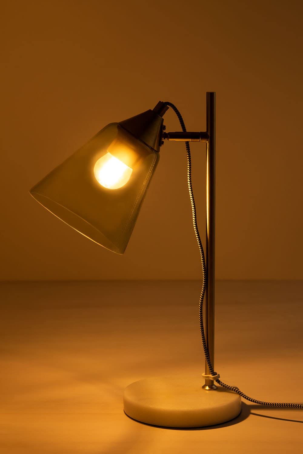 Sklum Meuris lampada da tavolo in marmo e vetro