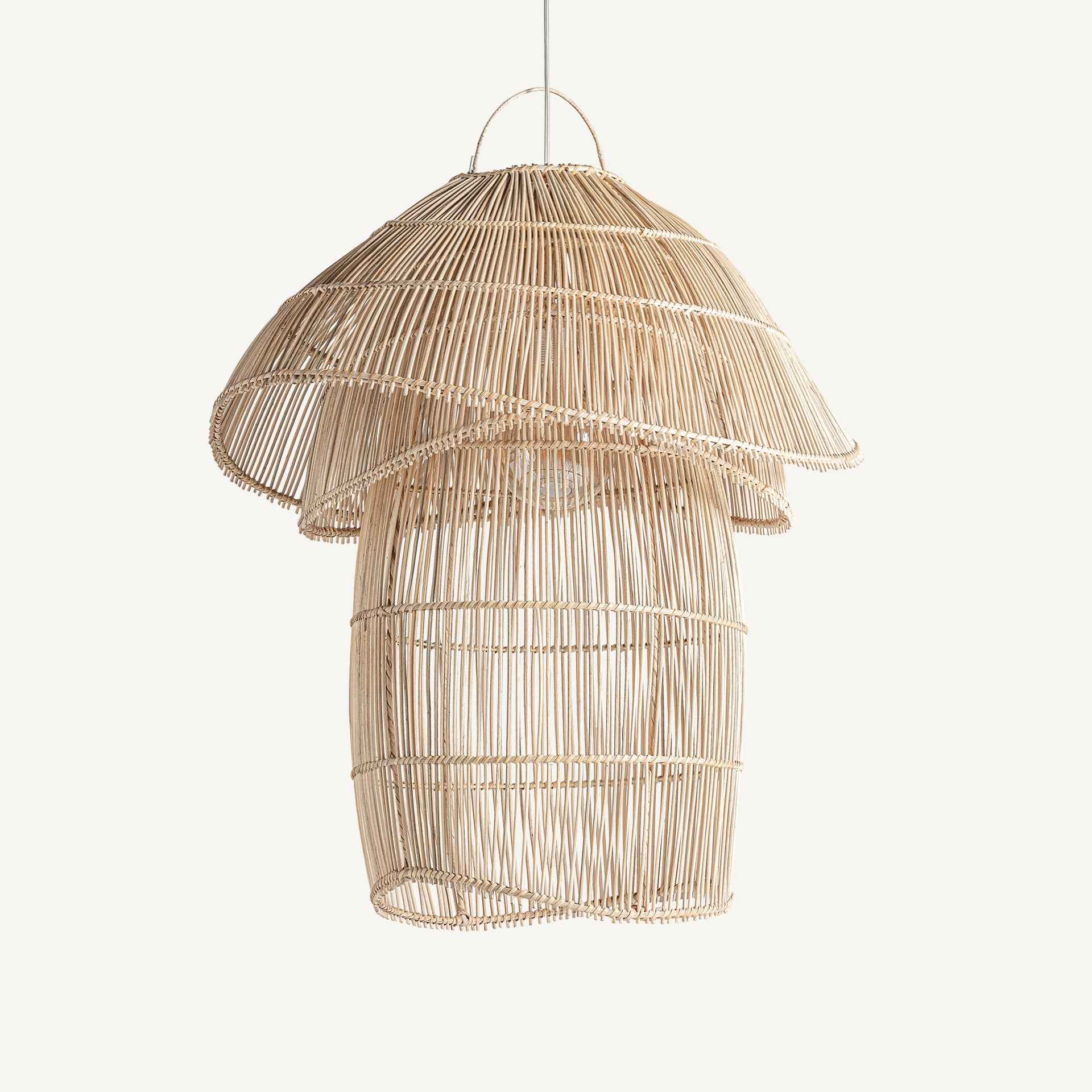 Bambua Dala Lampadario a Sospensione Rattan