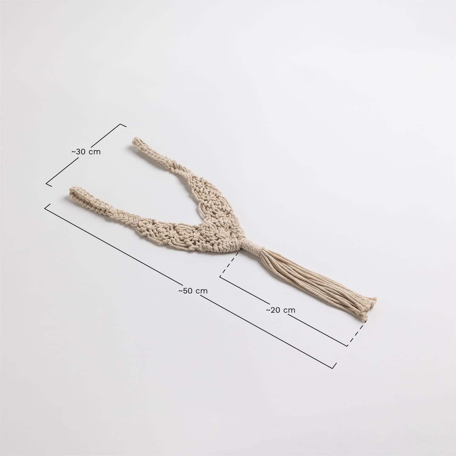 Sklum Ivana fermatende in cotone beige crema set 2