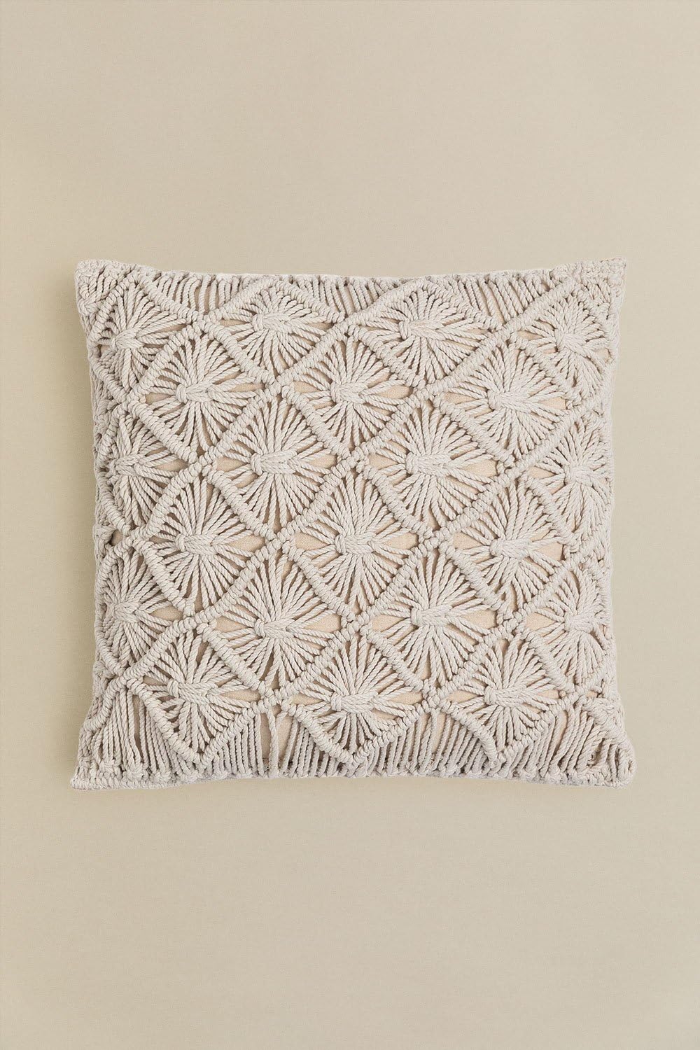 Sklum Senena cuscino quadrato macramè 45x45 cm boho