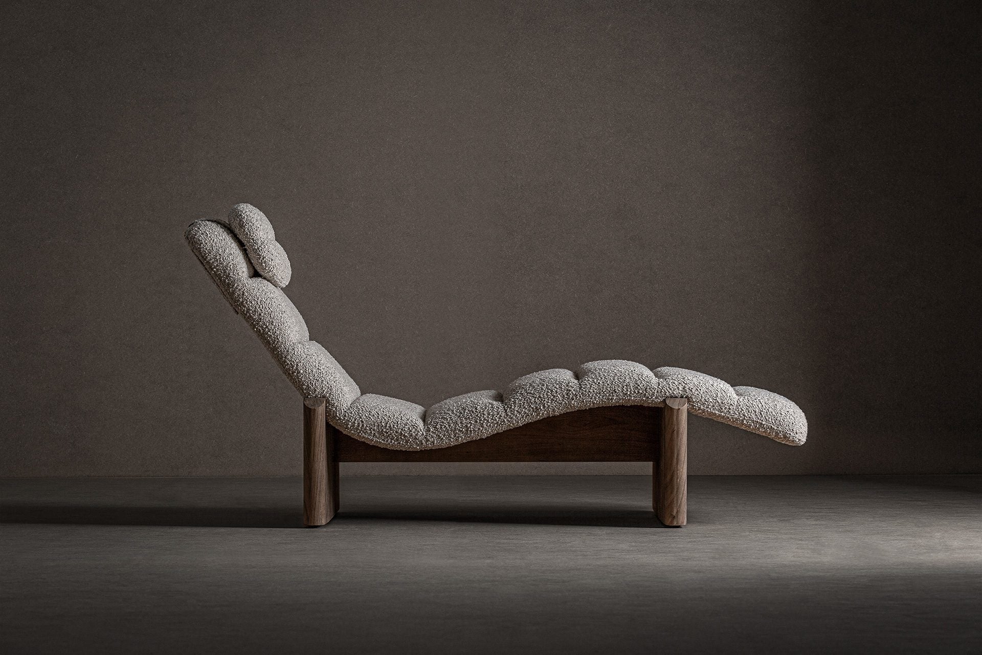 Bambua Jacquard Chaise Longue Bouclé Olmo
