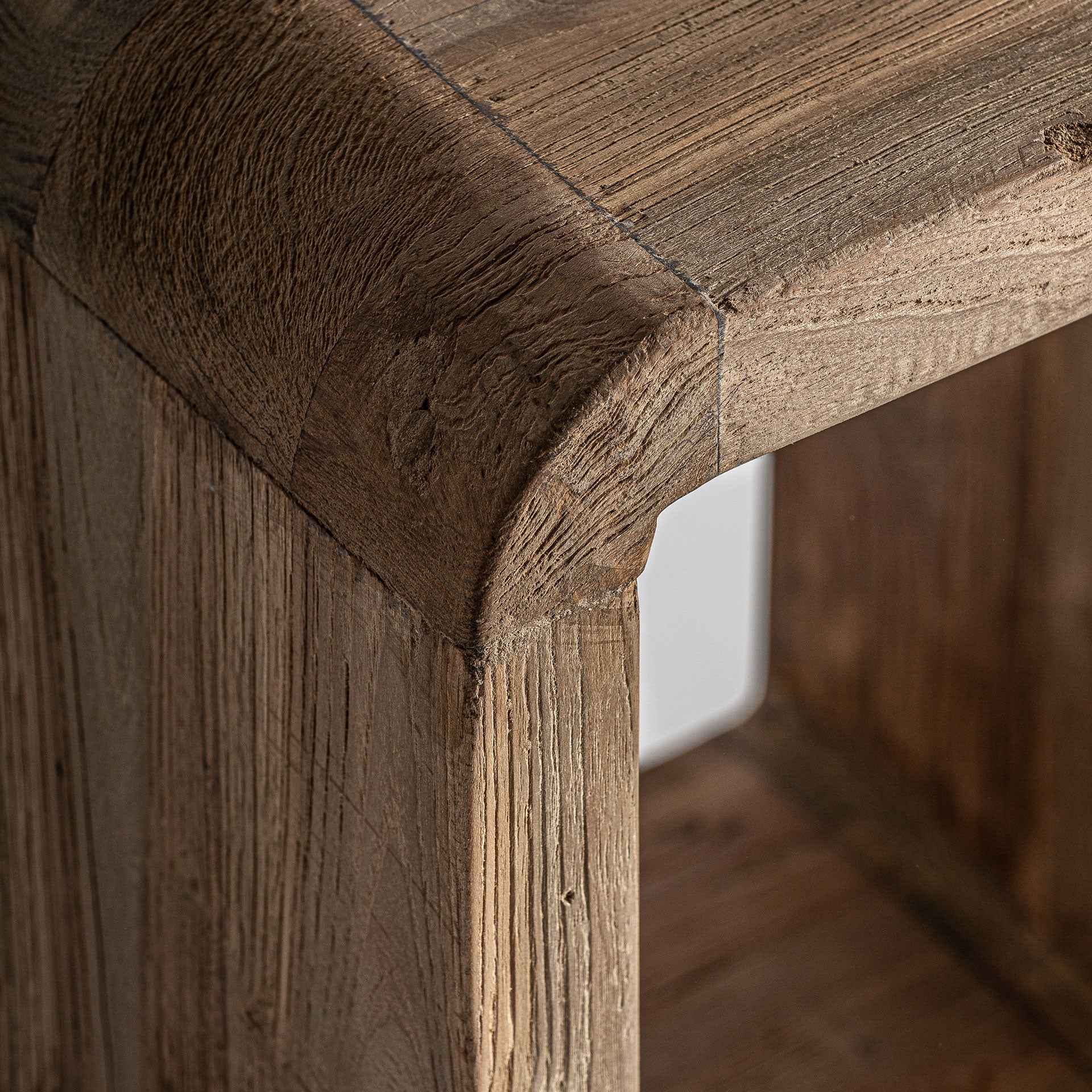 Bambua Corba Side Table tavolino teak riciclato