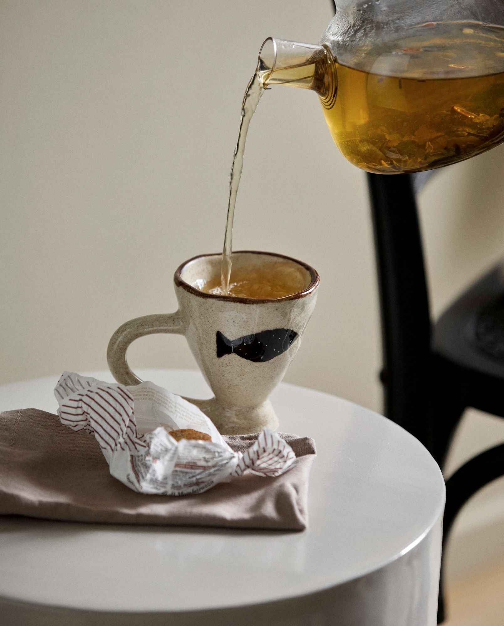 Bambua Atelier Forma Nara tazza gres con manico