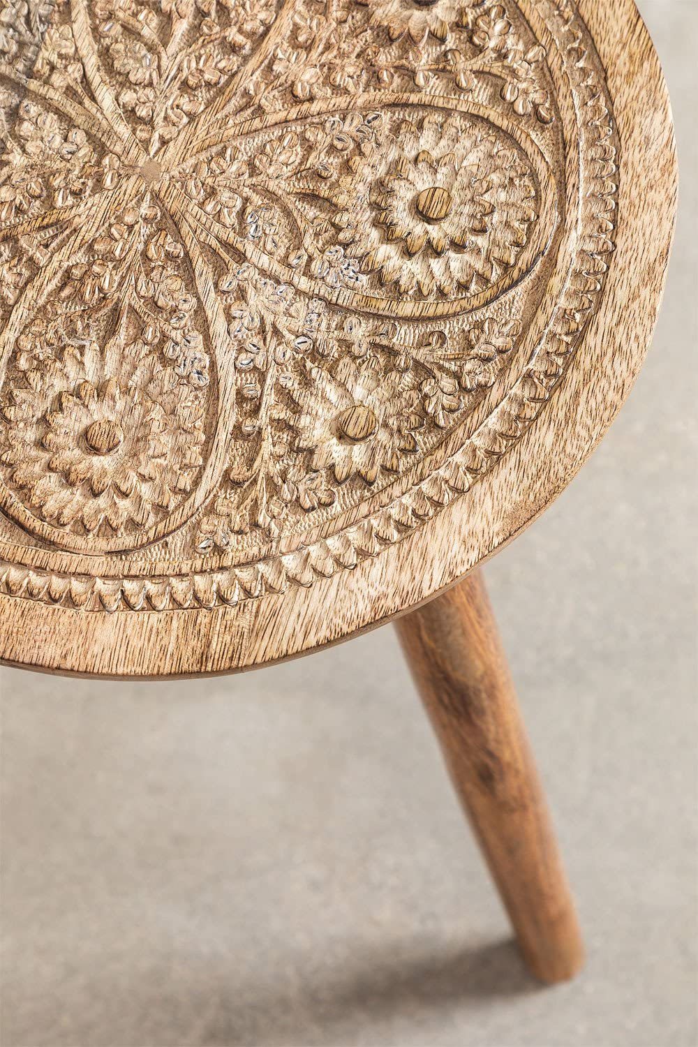 Sklum Nanup tavolino rotondo Ø30 cm legno mango