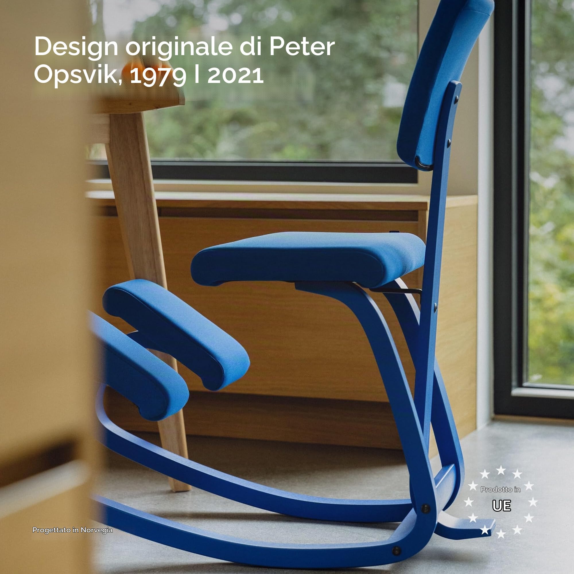 Varier Variable Plus sedia ergonomica rossa