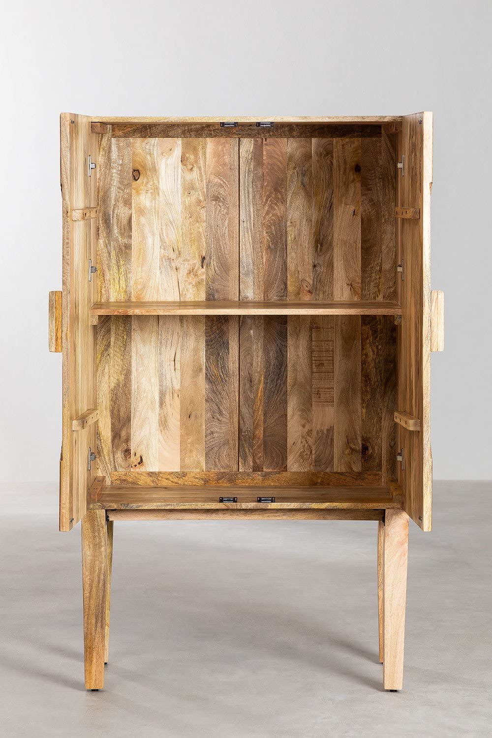Sklum Diko armadio in legno mango naturale 161 cm