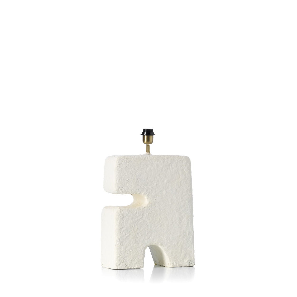 Bambua L'Objet lampada da tavolo bianca L lino