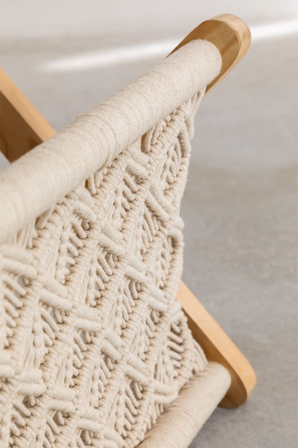 Sklum Krifrek portariviste macramè beige crema