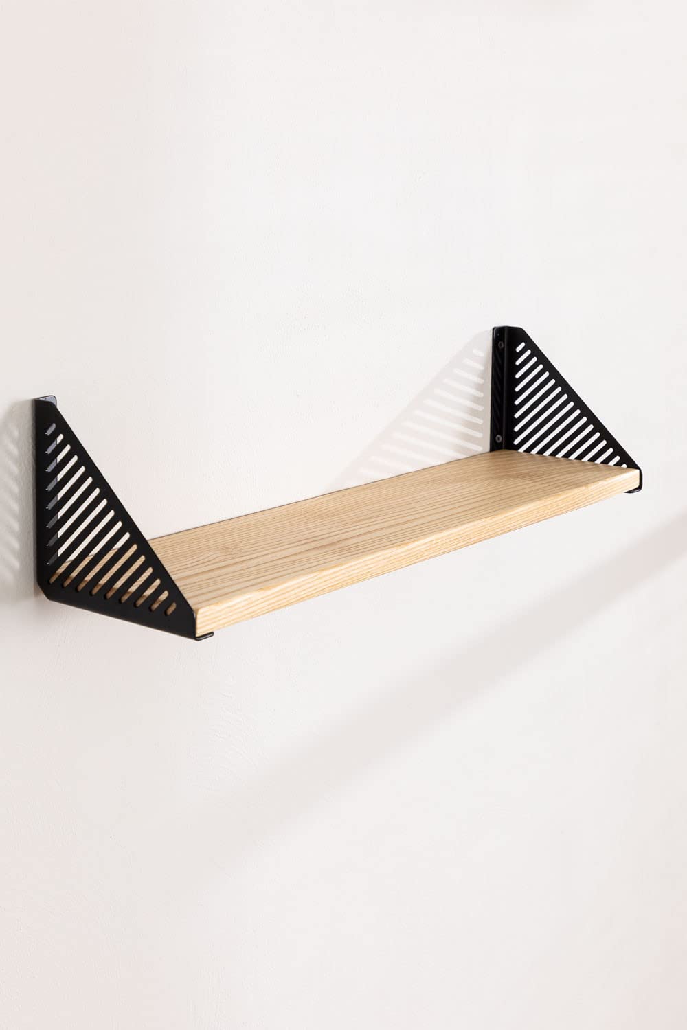 Sklum Etmu Nero 60,5 cm Scaffale in Legno e Acciaio