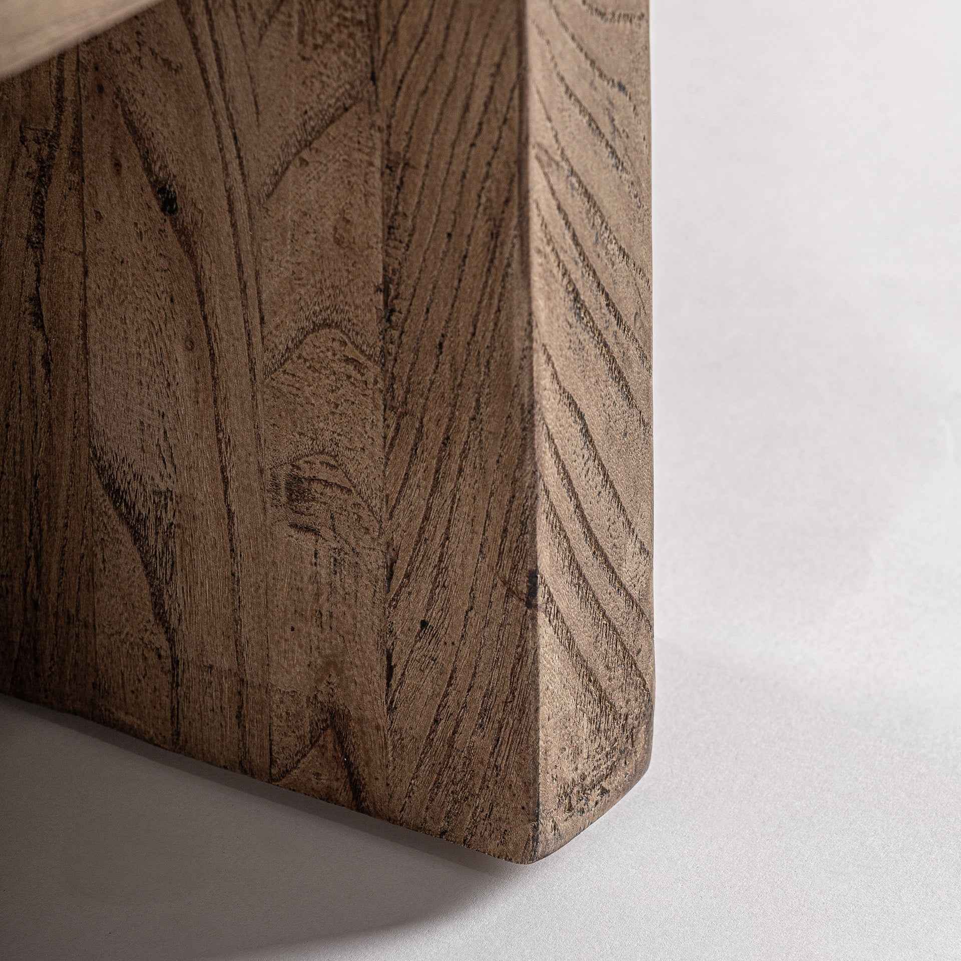 Bambua Norvik tavolino in legno di olmo marrone