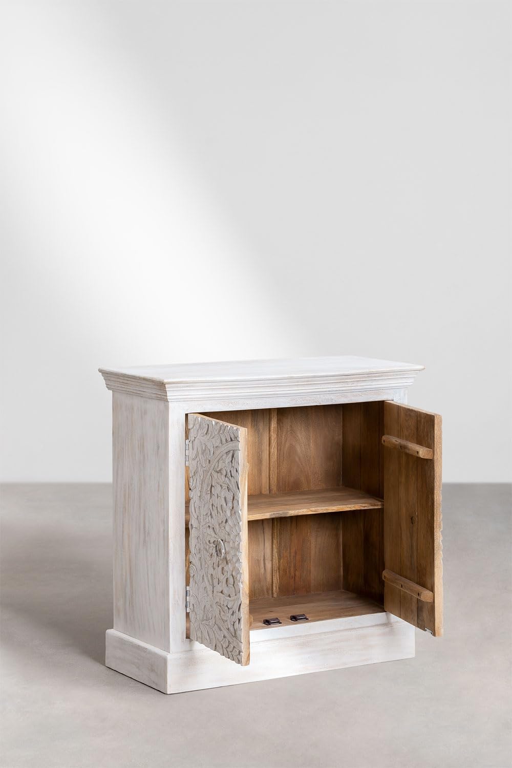 Sklum Rosan Credenza Legno Bianco Vintage 91 cm