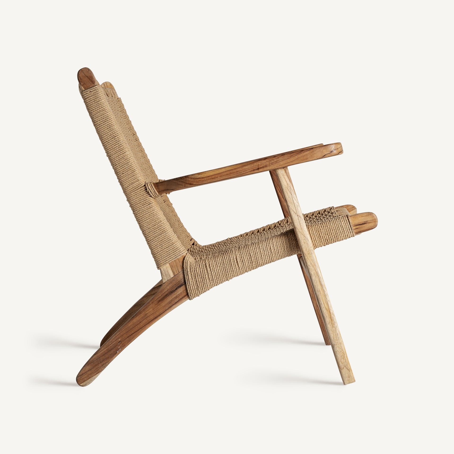 Bambua Vaduz poltrona lounge teak naturale