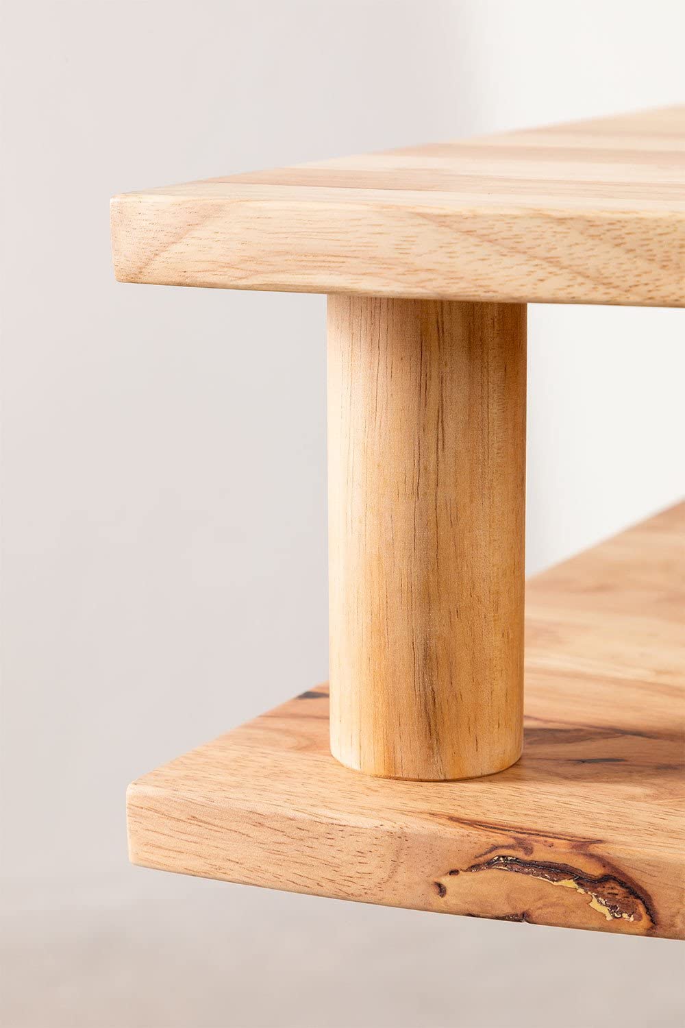 Sklum Arlan Scrivania Angolo in Legno Naturale 99 cm