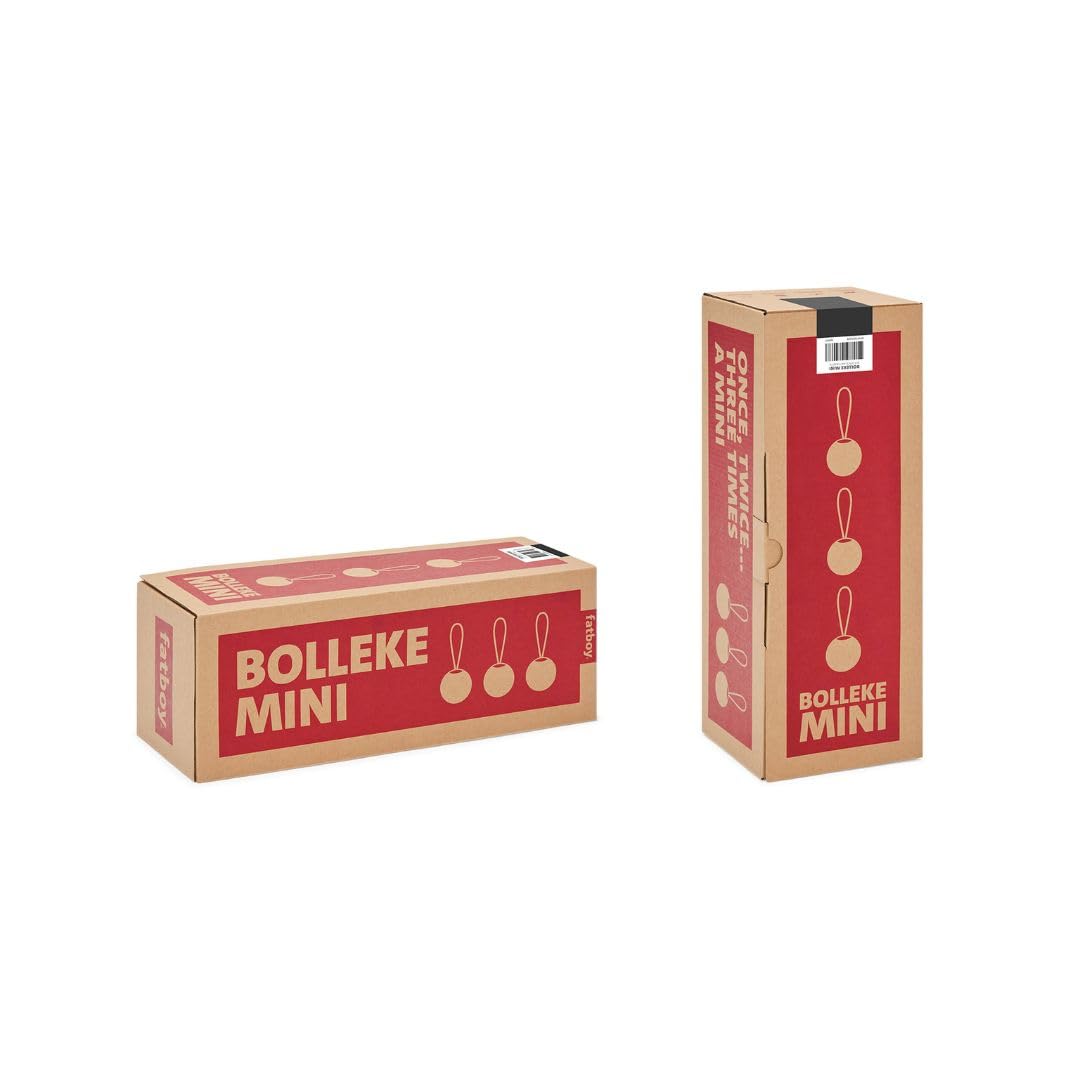 Fatboy Bolleke Mini Lampada LED 3pz Rossa Dimmerabile