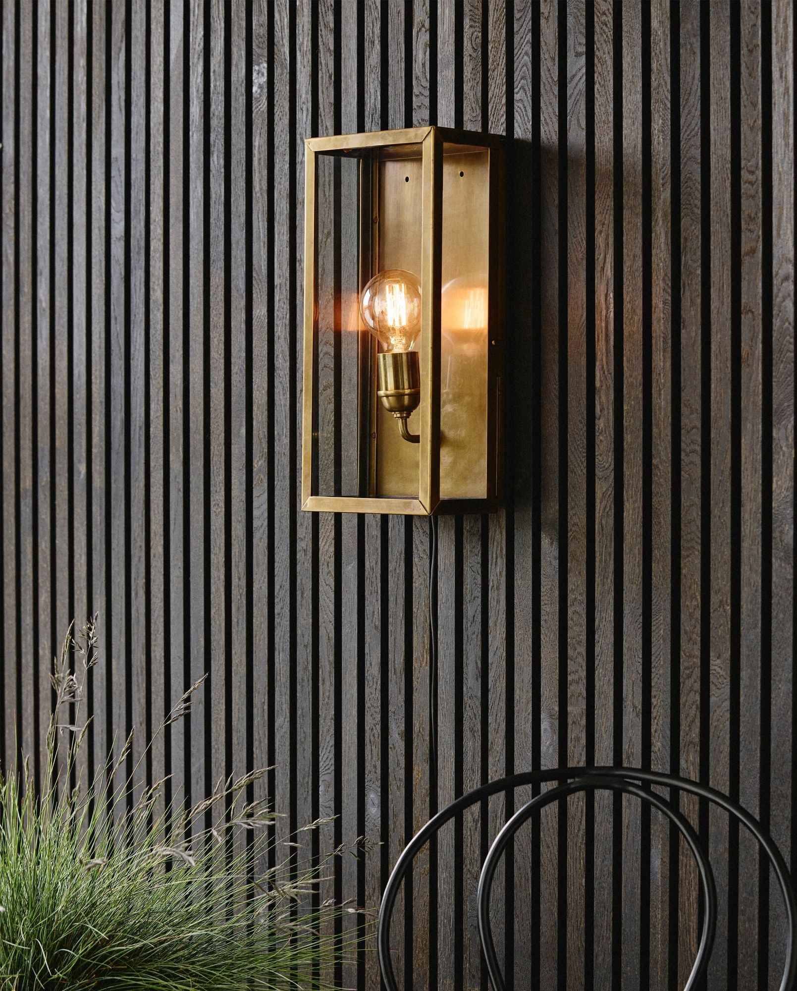 Bambua Eos Applique da Esterno Ottone