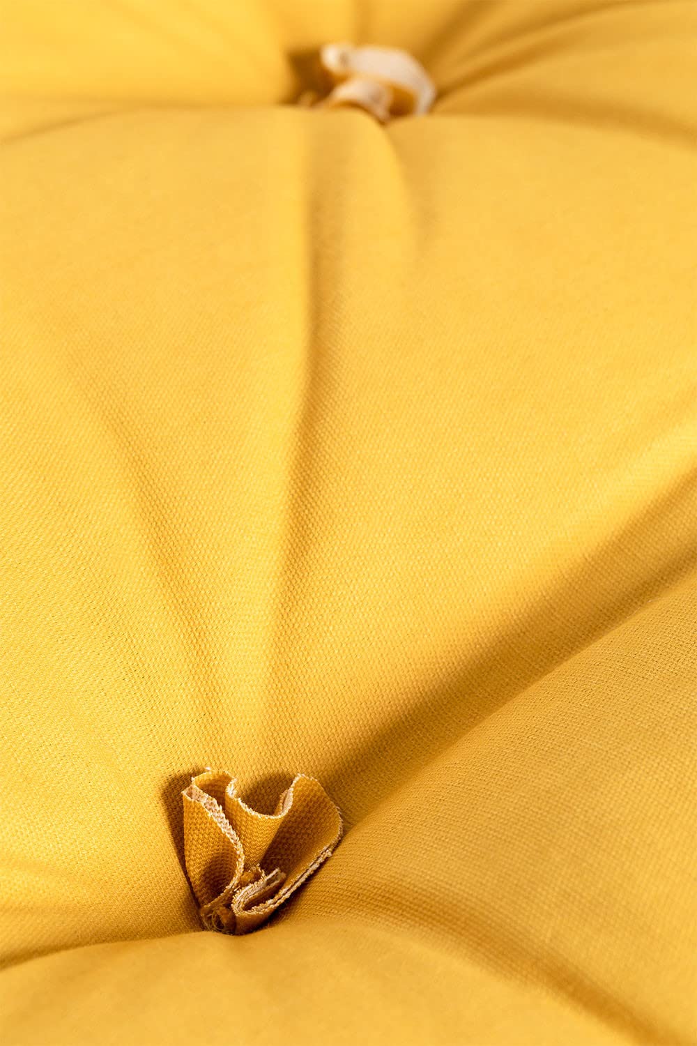 Sklum Dhel pouf cuscino doppio in cotone arancione mango