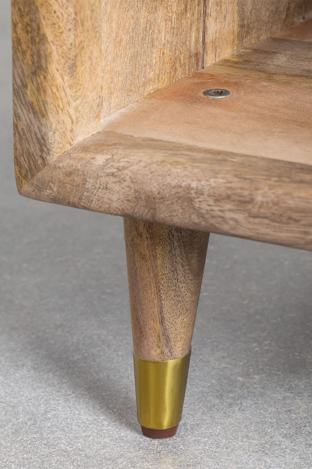 Sklum Benon comodino legno mango 42 cm