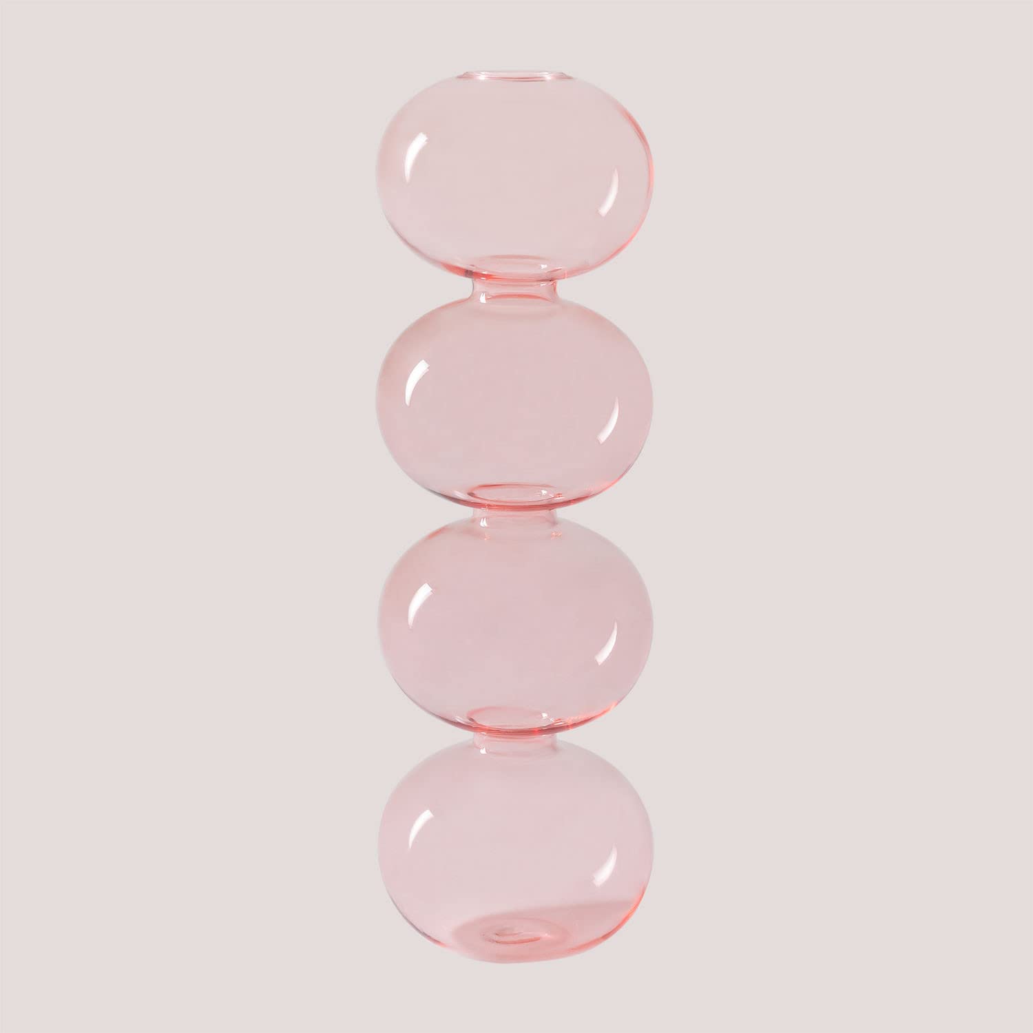 Sklum Nonza Vaso in Vetro Design 21 cm Fiori Secchi