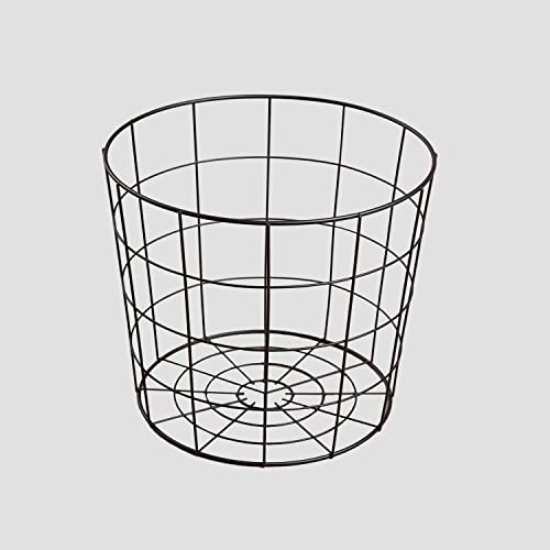 Sklum Soble Cestino in Metallo Nero Ø30 cm