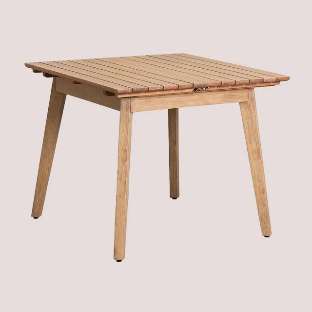 Sklum Naele tavolo giardino estensibile 90-150x90 eucalipto