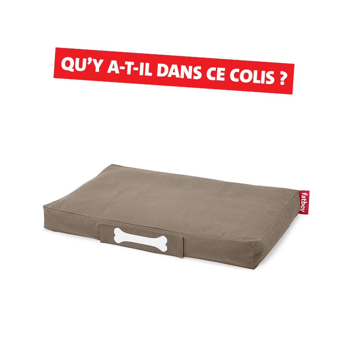 Fatboy Doggielounge Cuccia per Cani Large 120x80 Marrone
