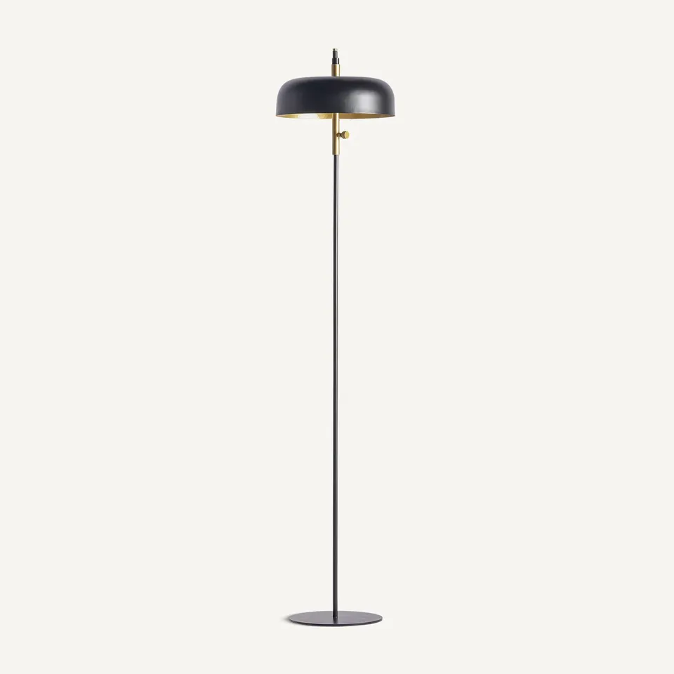 Bambua Bellini lampada da terra nero ottone