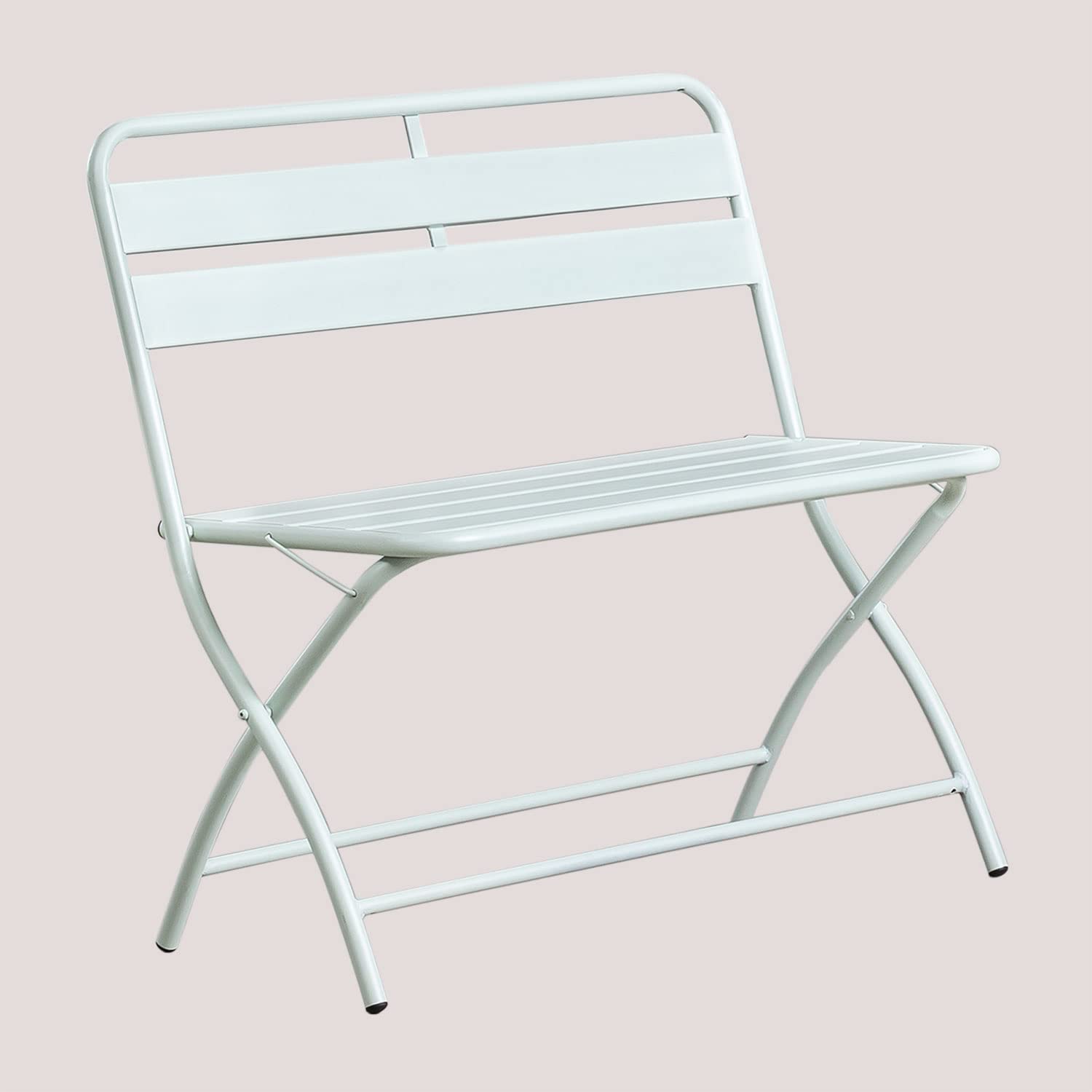 Sklum Janti panca giardino pieghevole acciaio 90 cm