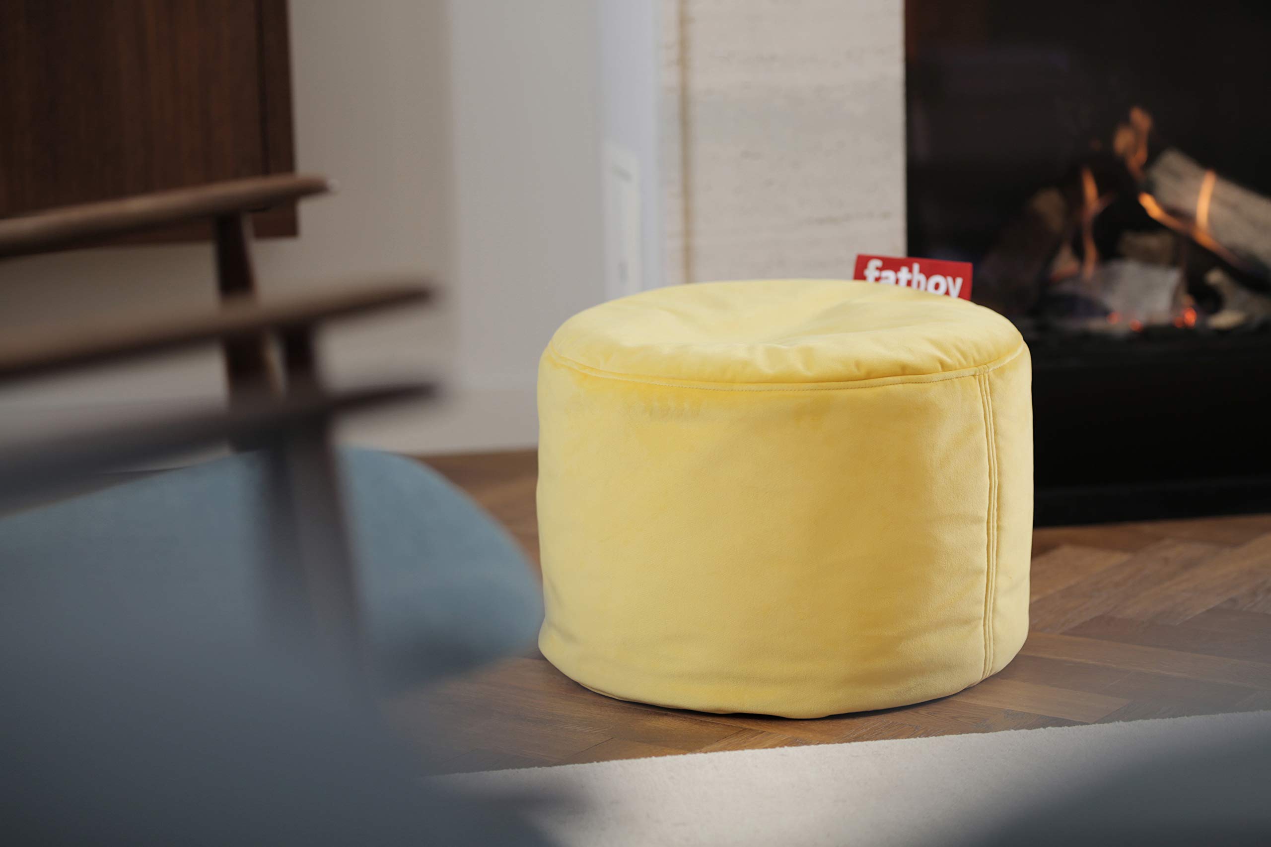 Fatboy Point Velvet pouf rotondo pearl blush velluto