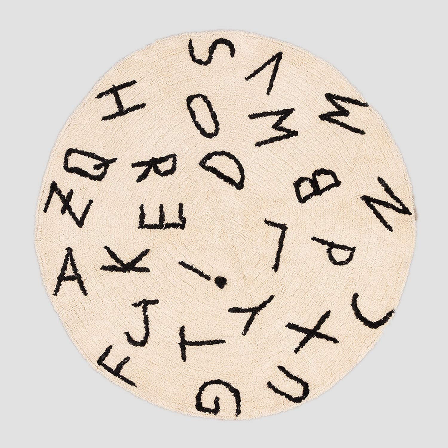 Sklum Letters Kids C tappeto rotondo cotone 104 cm