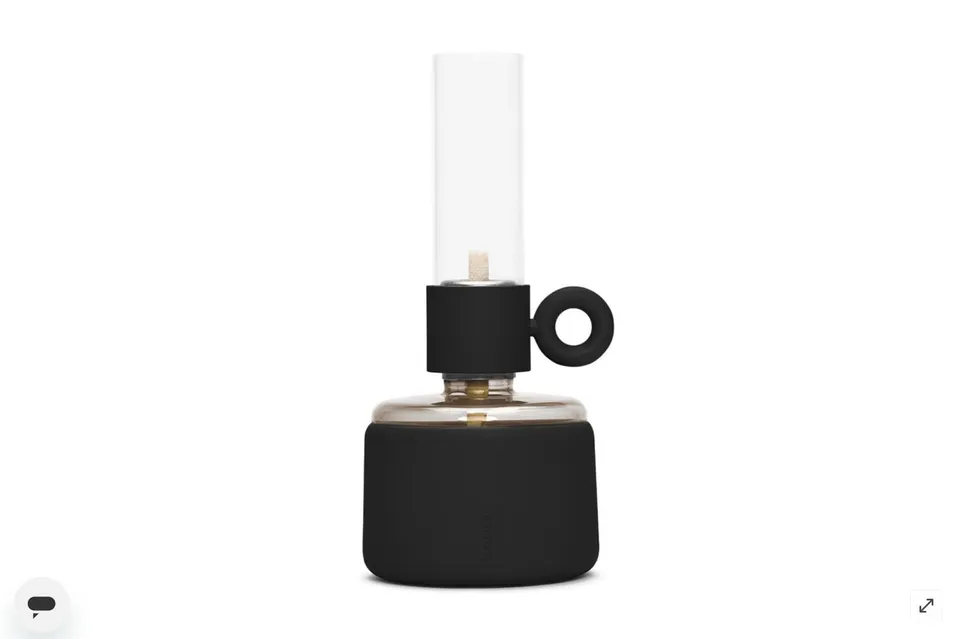 Fatboy Flamtastic XS lampada a olio nera da interno esterno