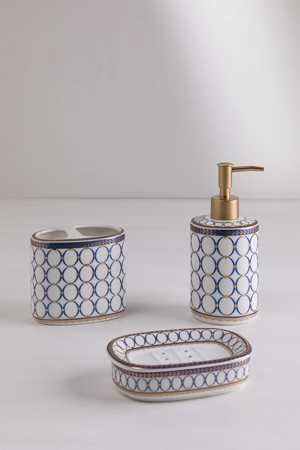 Sklum Marbella Set Bagno Ceramica Bianco Antico