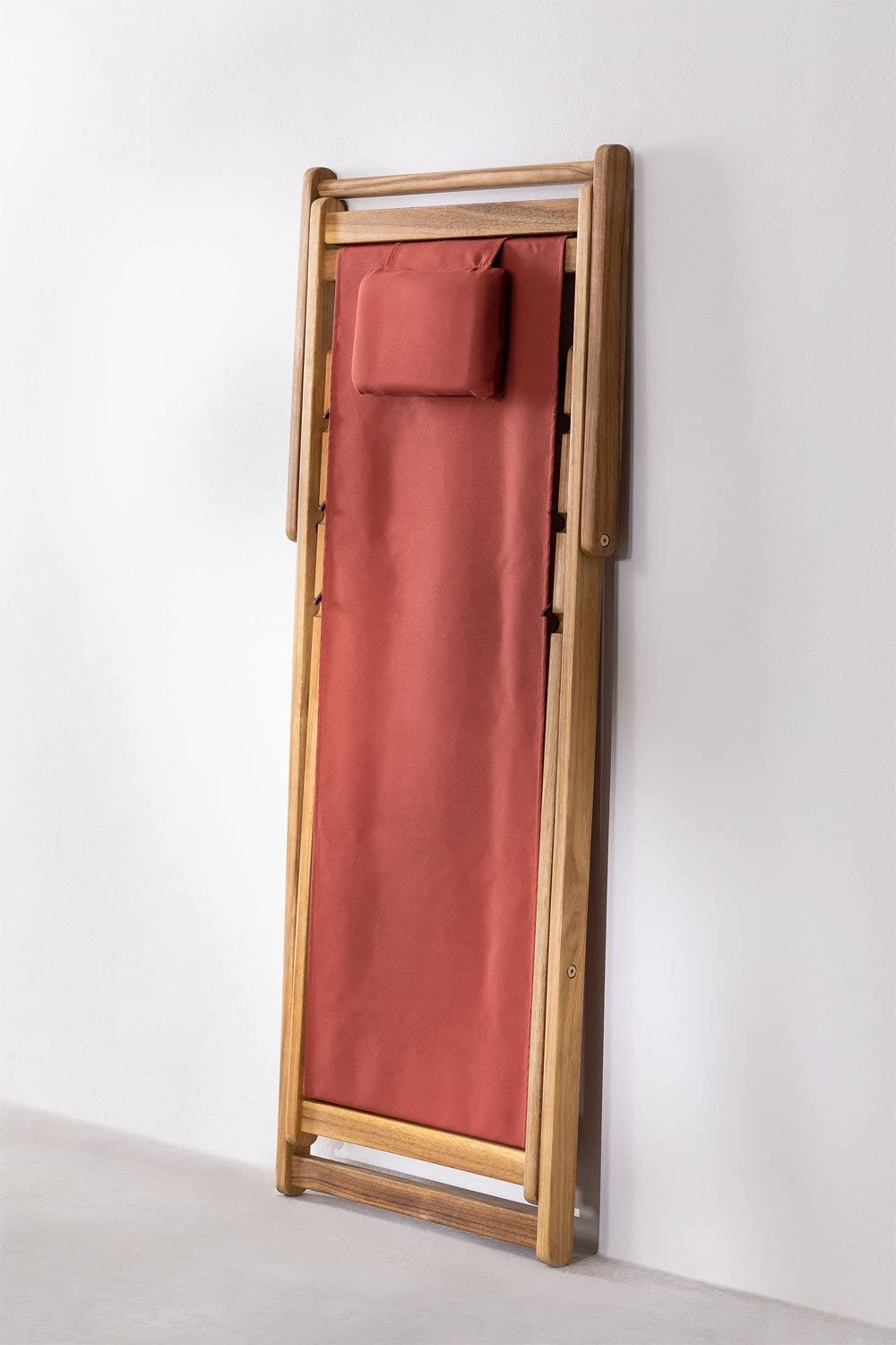 Sklum Kardis Tetto Rosso sdraio pieghevole con cuscino