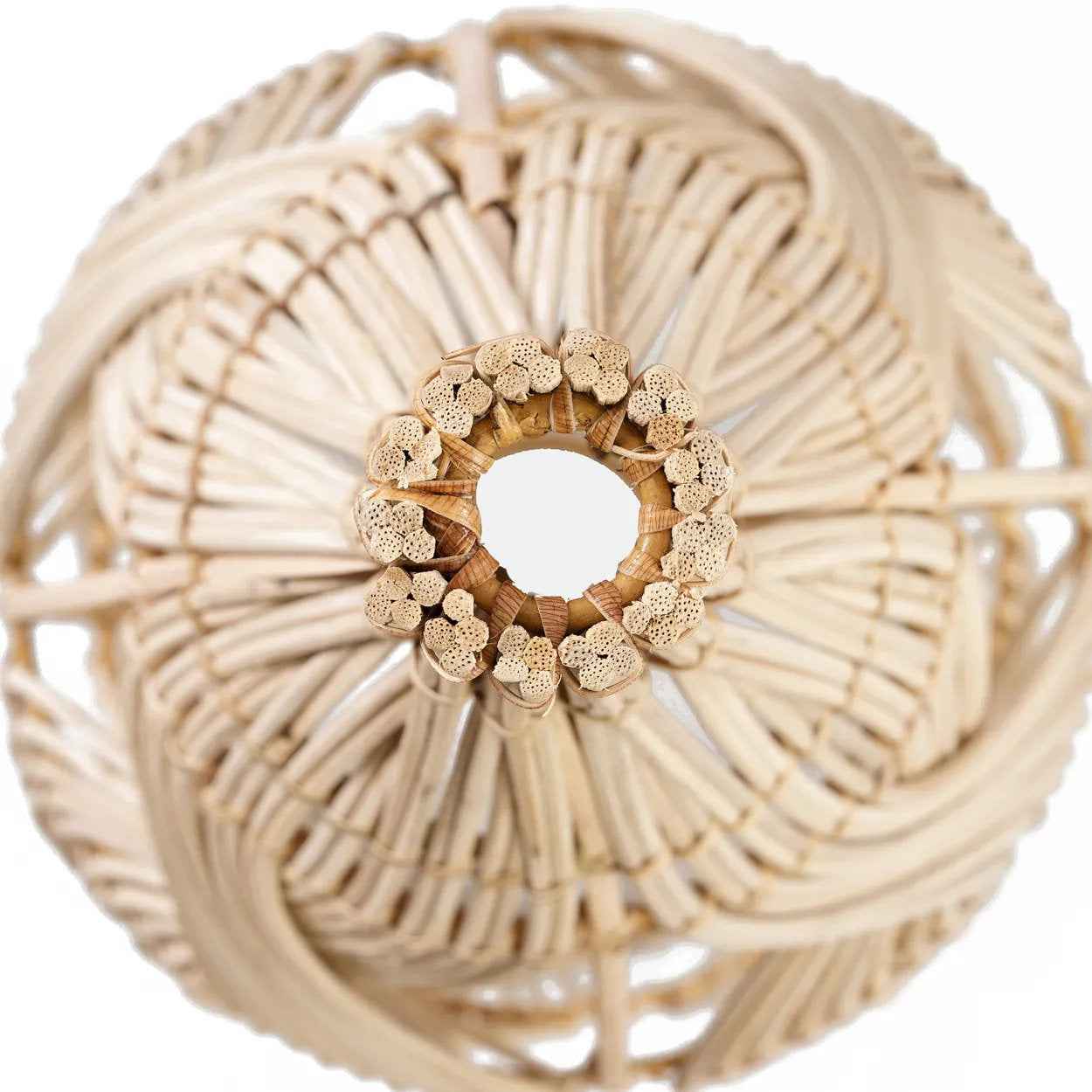Bambua Garaffa L sospensione rattan naturale