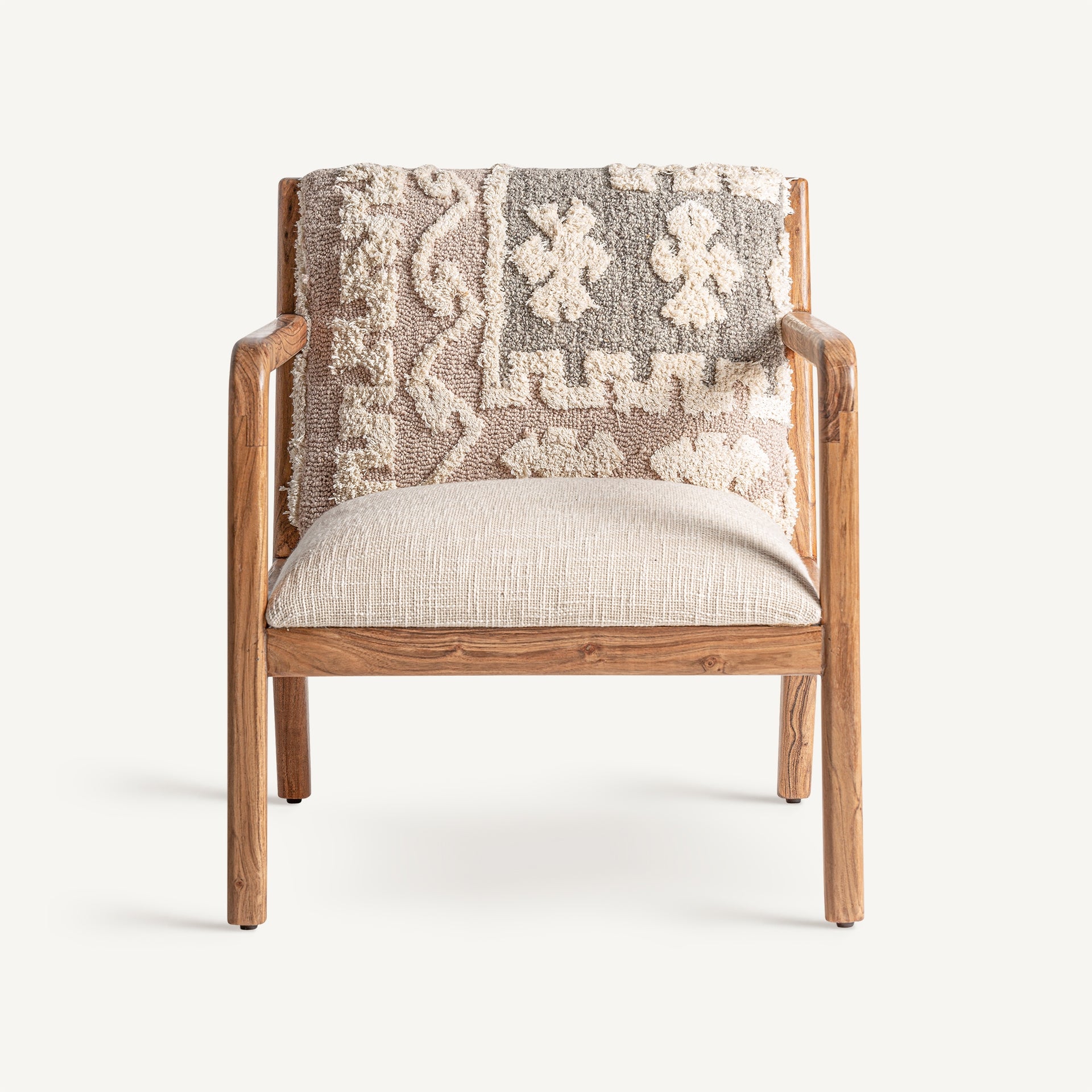 Bambua Greensburg poltrona legno mango cotone