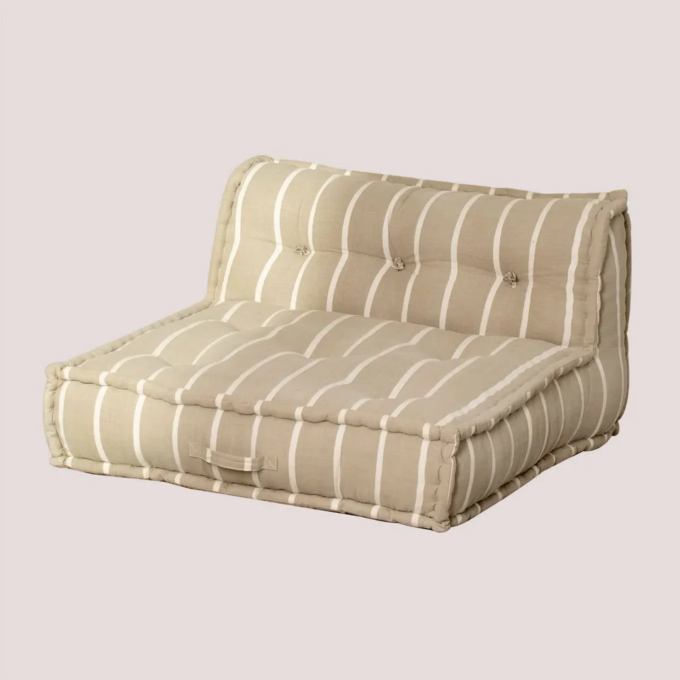 Sklum Dhel Boho Modulo Divano in Cotone Marrone Moka