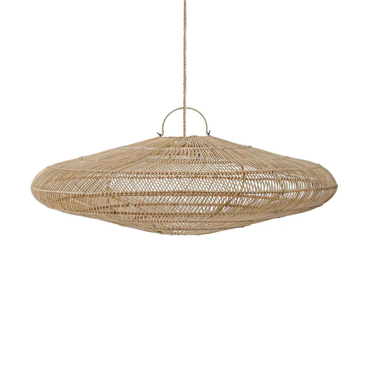 Bambua Macaron XL sospensione rattan naturale
